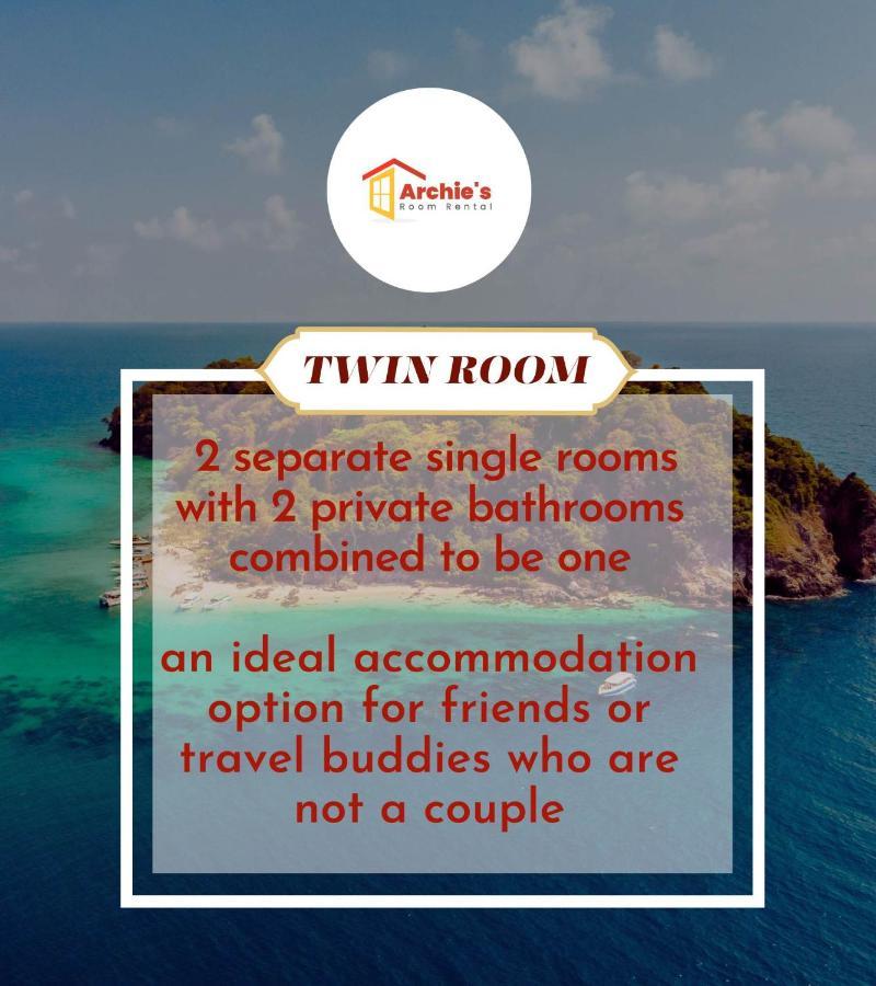 Archie'S Budget Twin Room Rental San Vicente  Esterno foto